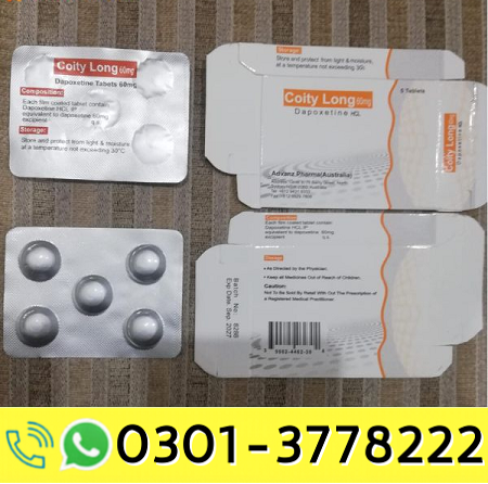 Coity Long Dapoxetine Tablets 