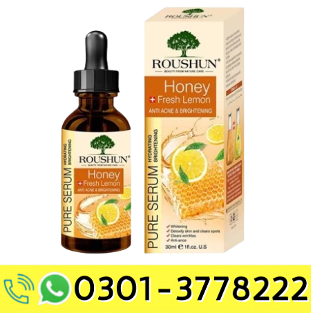 Roushun Lemon Honey Anti Acne and Brightening Face Serum