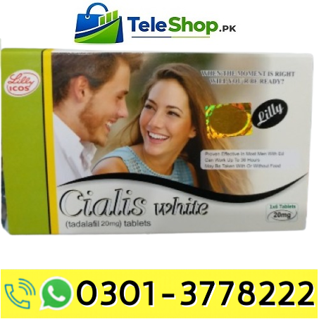 Cialis 20mg 6 Tablets Card White Made in Uk