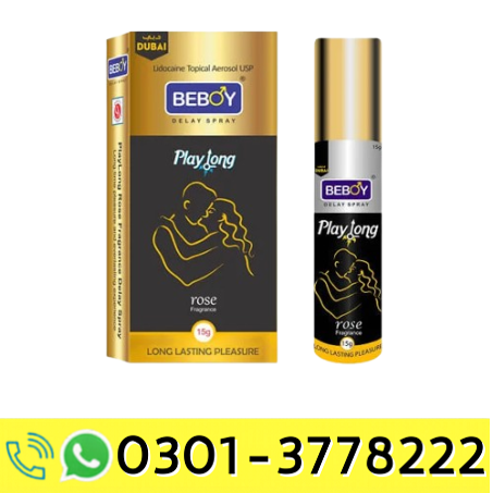 Beboy PlayLong Delay Spray Rose