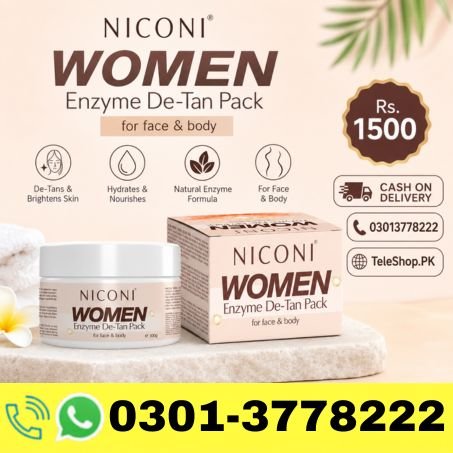 Niconi Women Enzyme De-Tan Pack For Face & Body-(300g) – NICONI