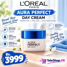 L'Oreal Paris Aura Perfect Day Cream Spf 17 50 Ml - For Brighter Skin